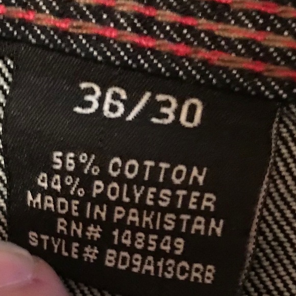 TRUE SUBSTANCE Dark Blue Slim Straight jeans. - Picture 4 of 9